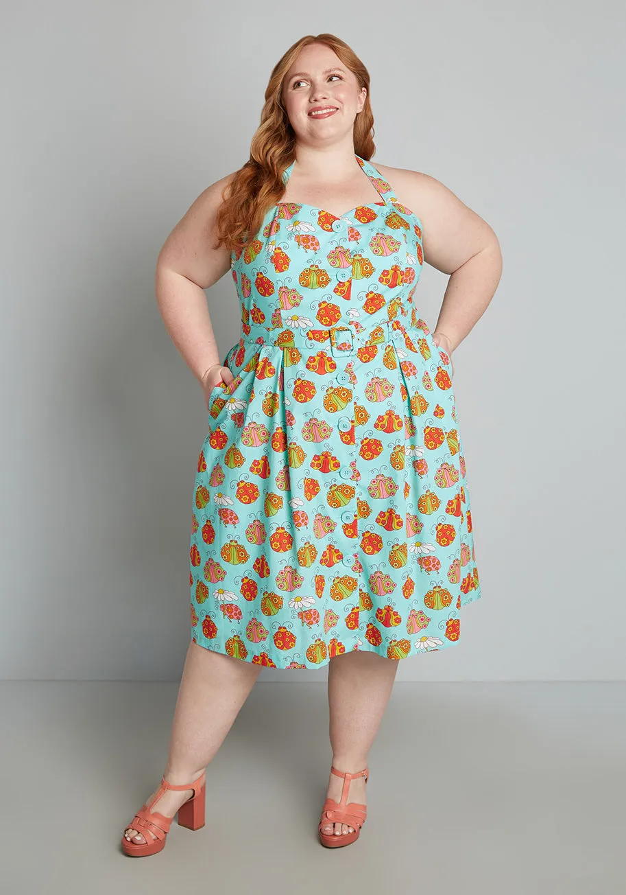 ModCloth x Marisol Muro Aligned With Destiny Fit And Flare Dress sold by Modcloth product image thumbnail 2