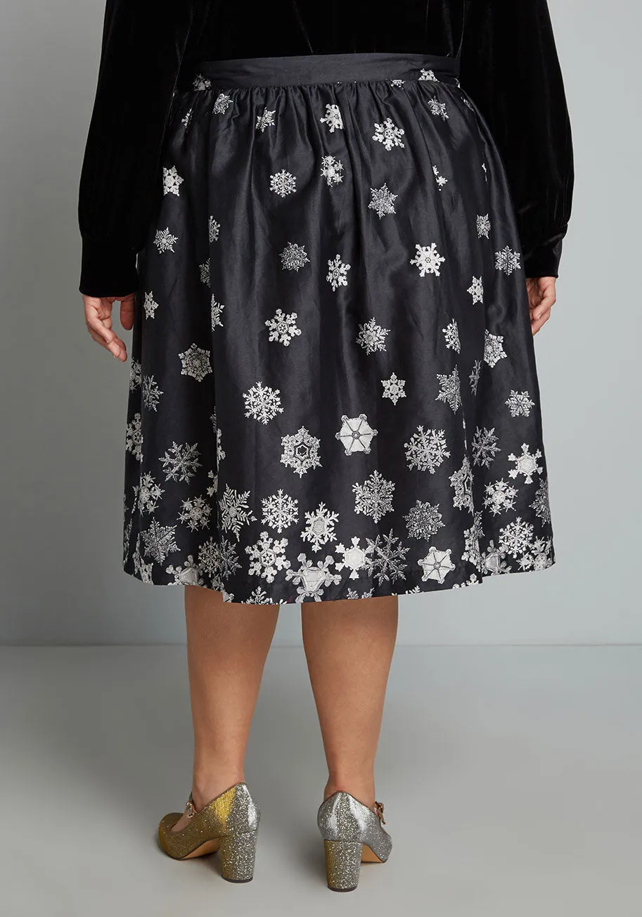 Falling For Winter A-Line Skirt sold by Modcloth product image thumbnail 2