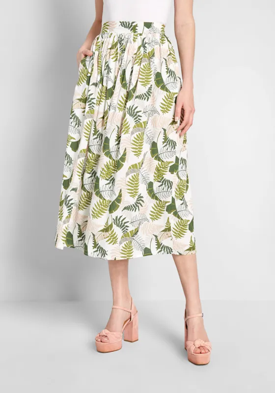 One Fine Vacay Midi Skirt sold by Modcloth