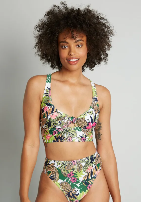 The Annika Crop Bikini Top (Final Sale) sold by Modcloth