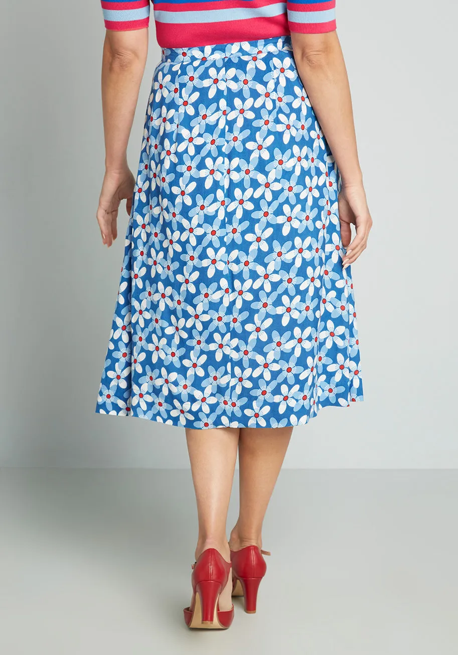 Free To Flourish Midi Skirt sold by Modcloth product image thumbnail 2