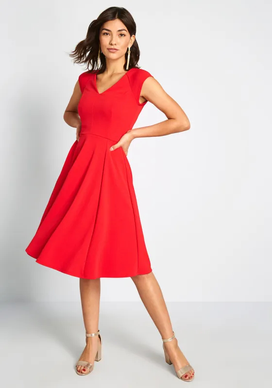 Date Night Done Right A-Line Dress sold by Modcloth