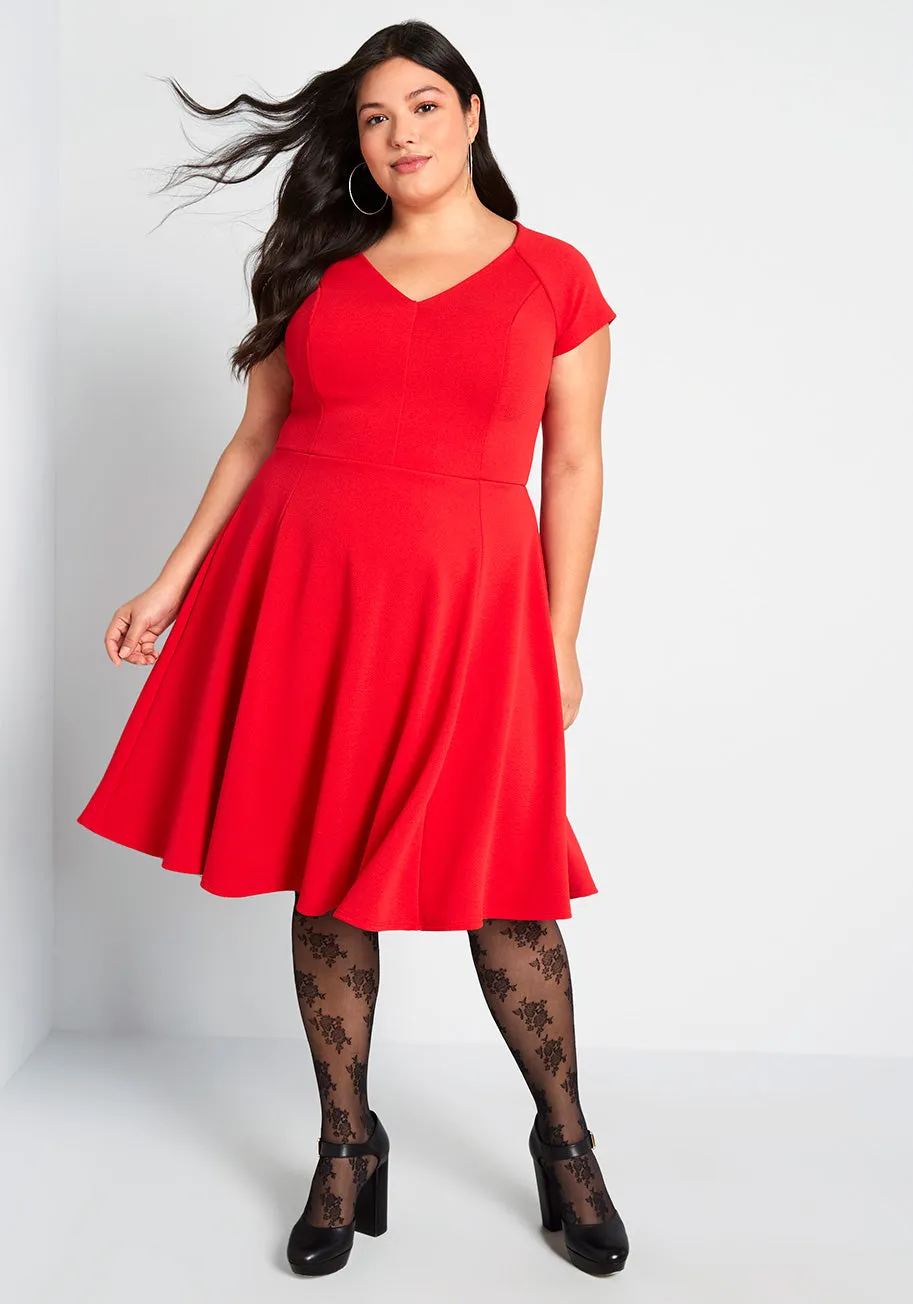 Date Night Done Right A-Line Dress sold by Modcloth product image thumbnail 5
