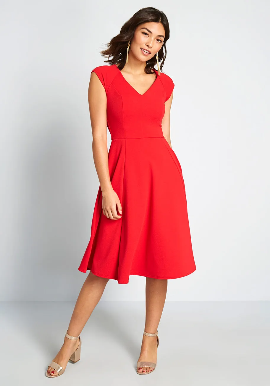 Date Night Done Right A-Line Dress sold by Modcloth product image thumbnail 3