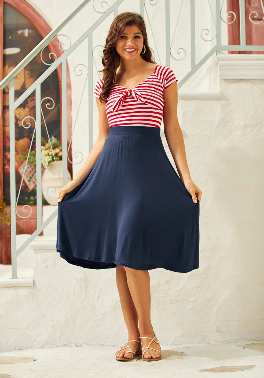 Excellence Attained Knit A-Line Skirt sold by Modcloth product image thumbnail 3