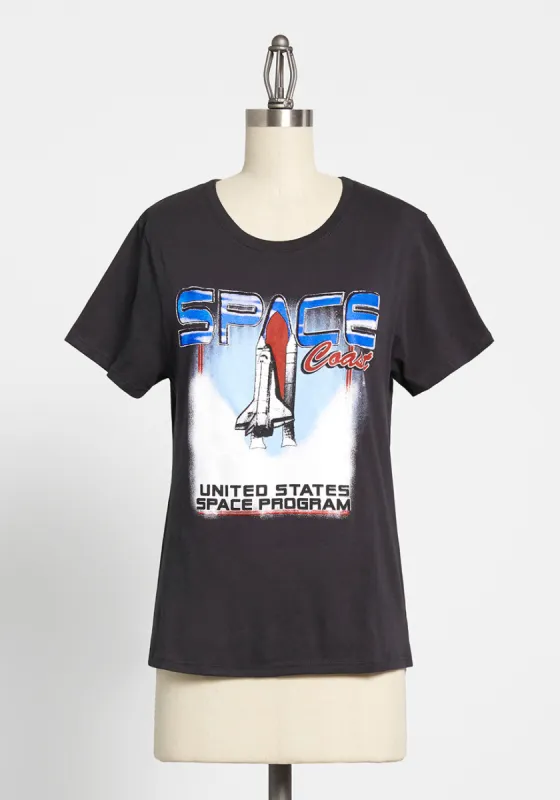 Space Coast Graphic Tee made by Modcloth