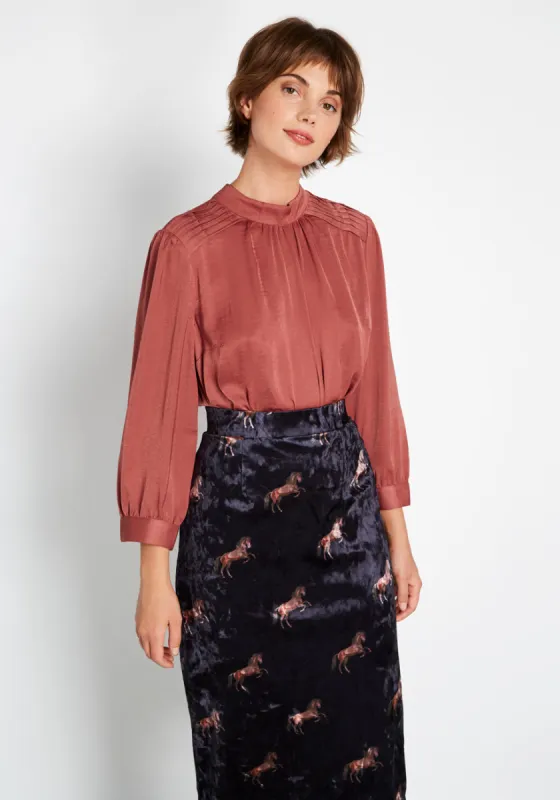 Miss Appreciated Button-Up Blouse sold by Modcloth