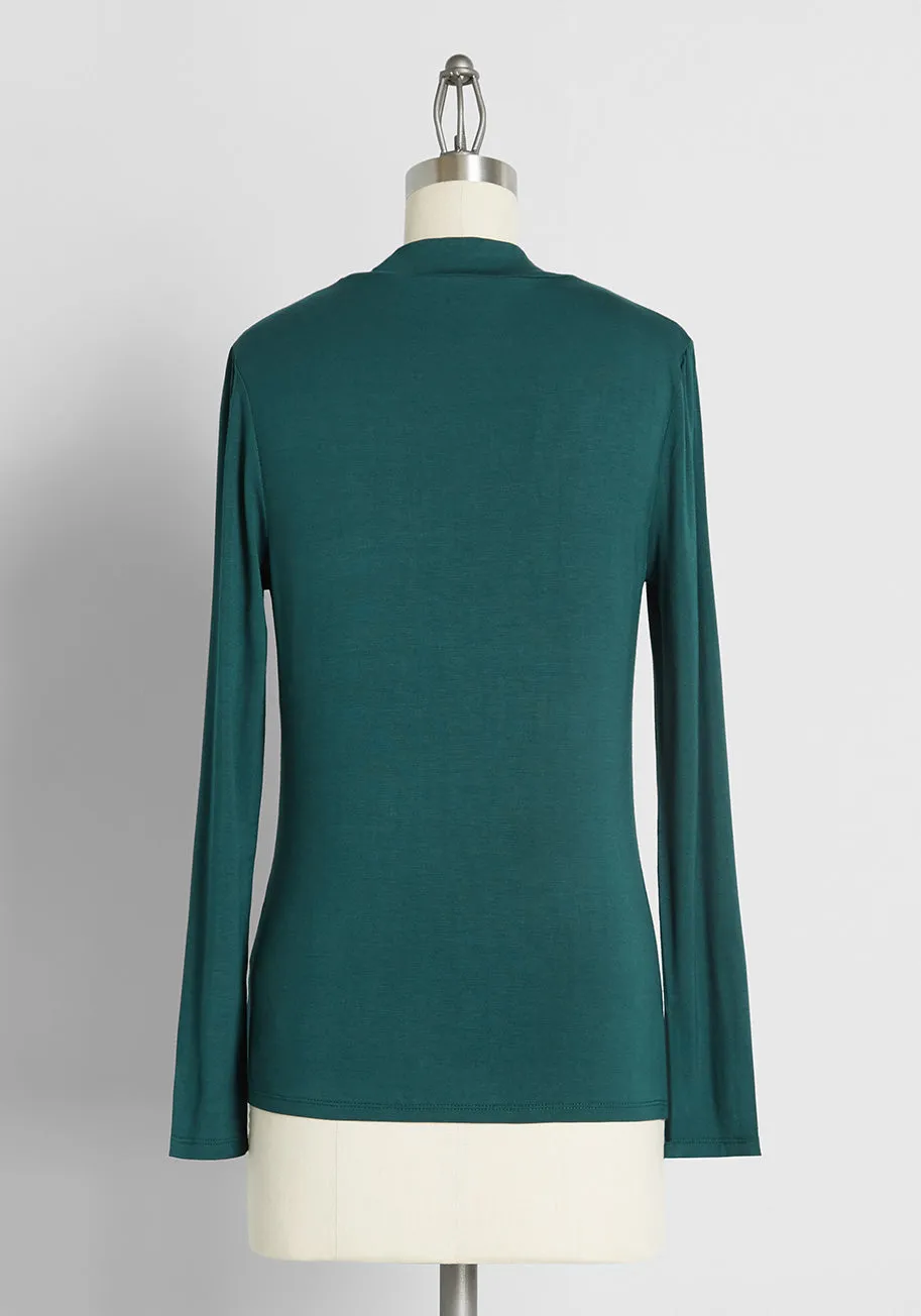 You Got This Mock Neck Top sold by Modcloth product image thumbnail 2
