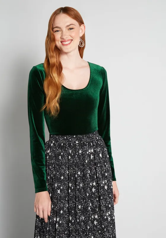 Champagne Toast at Midnight Bodysuit sold by Modcloth