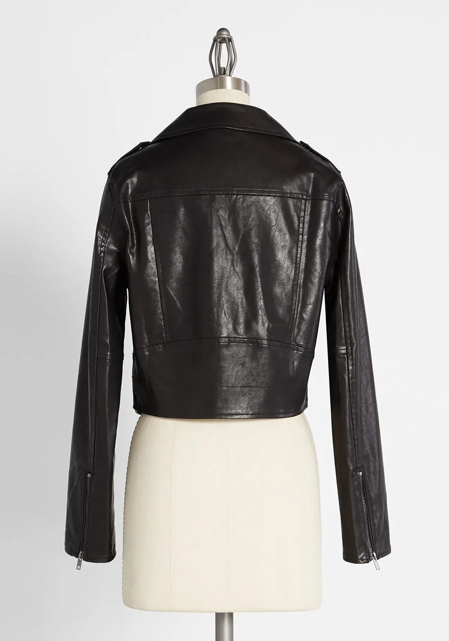 Vroom, Vroom Vegan Leather Moto Jacket sold by Modcloth product image thumbnail 2