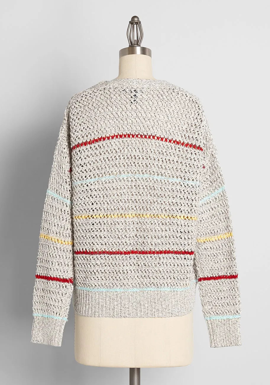 Times Around the Campfire Crochet Cardigan sold by Modcloth product image thumbnail 2