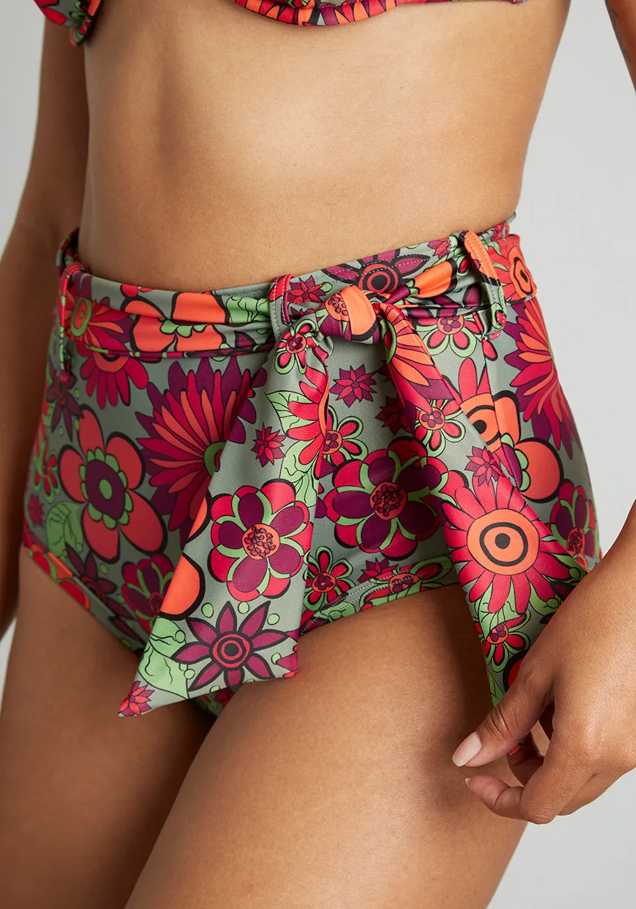 The Greta High-Waisted Bikini Bottom sold by Modcloth product image thumbnail 4