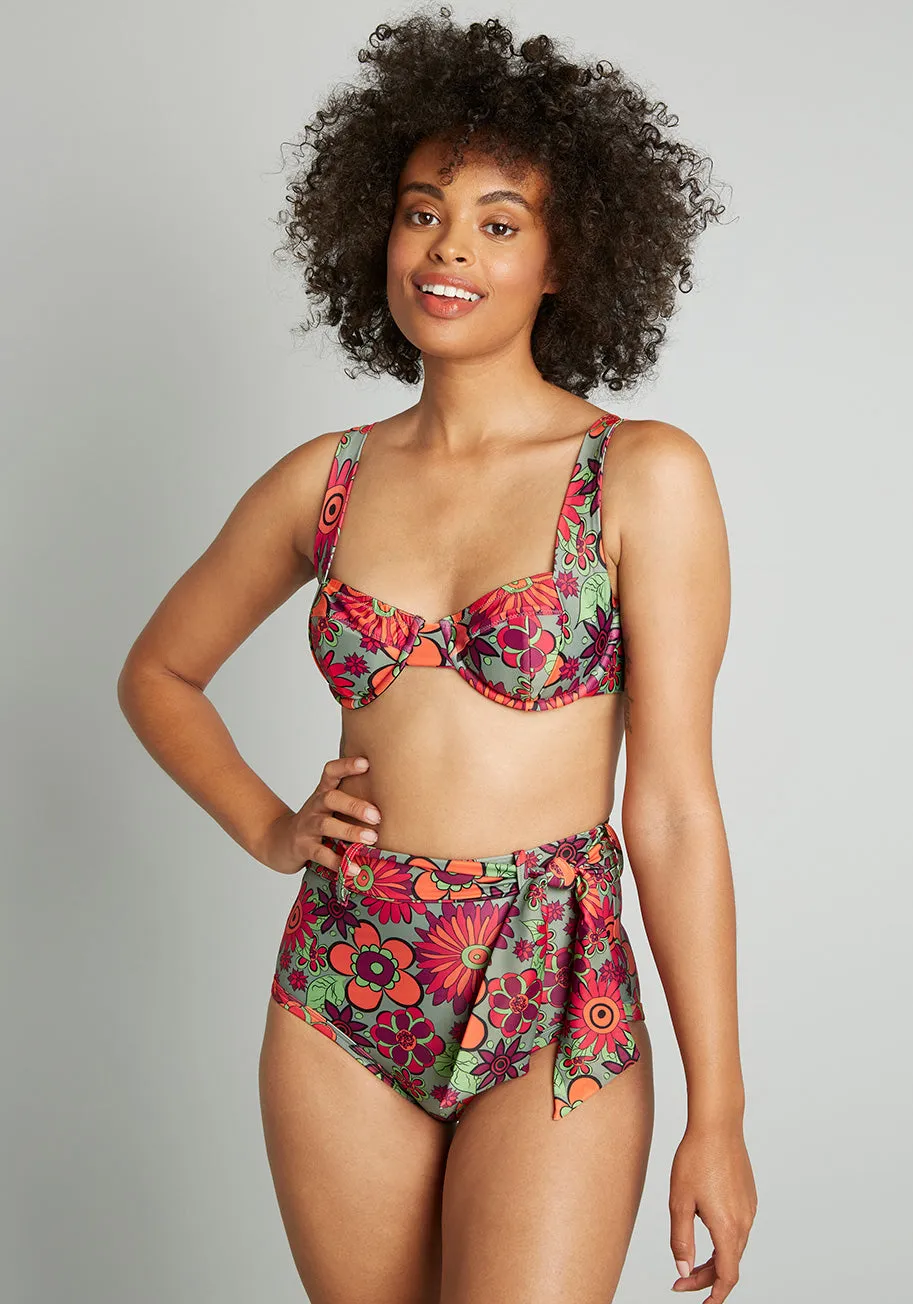 The Greta High-Waisted Bikini Bottom sold by Modcloth