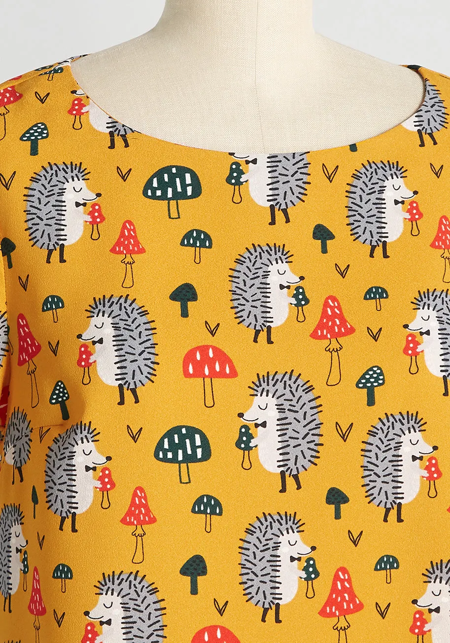 Delightful Demeanor Short Sleeve Blouse sold by Modcloth product image thumbnail 4