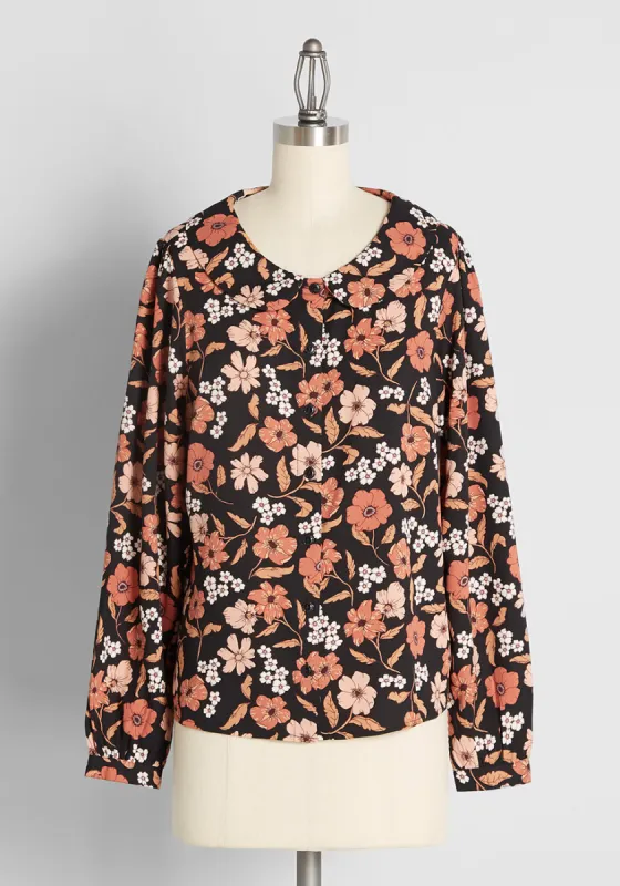 Premonition Petals Blouse sold by Modcloth