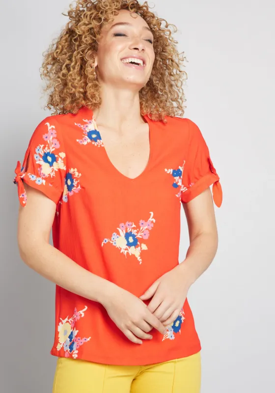 Ideal Discovery Short Sleeve Blouse sold by Modcloth