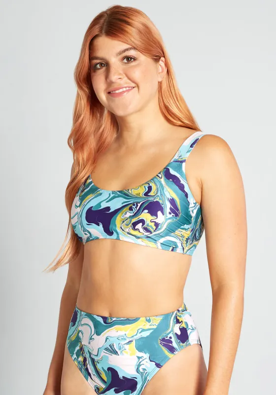The Tatianna Bikini Top sold by Modcloth