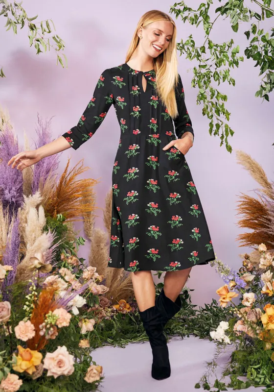 A Floral Folklore Midi Dress sold by Modcloth