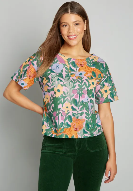 Tiger Hideaway Top sold by Modcloth