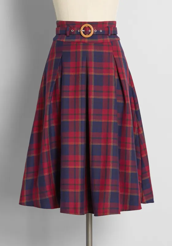 ModCloth x Collectif As You Swish Swing Skirt sold by Modcloth