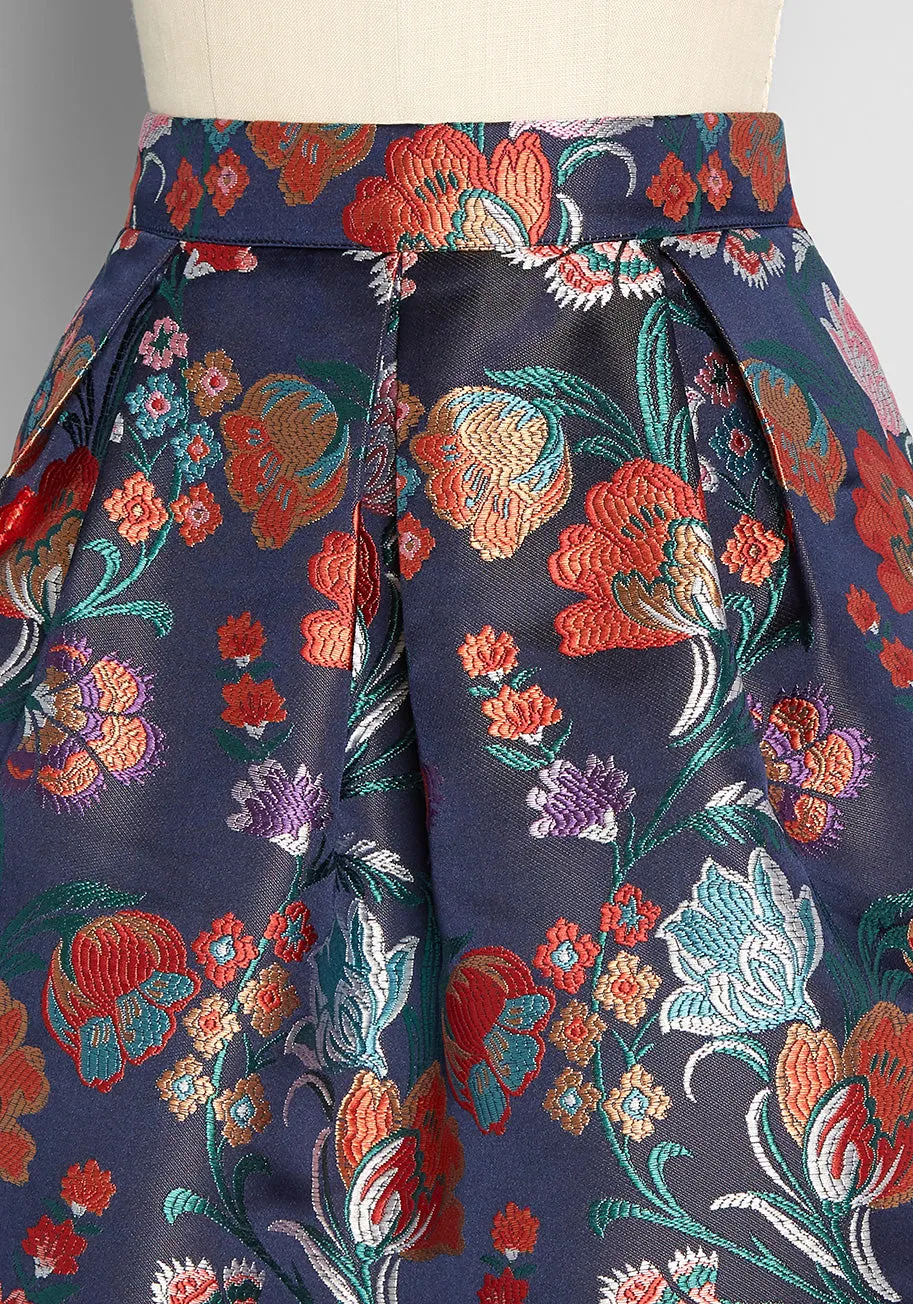 A Winsome Encounter A-Line Skirt sold by Modcloth product image thumbnail 3