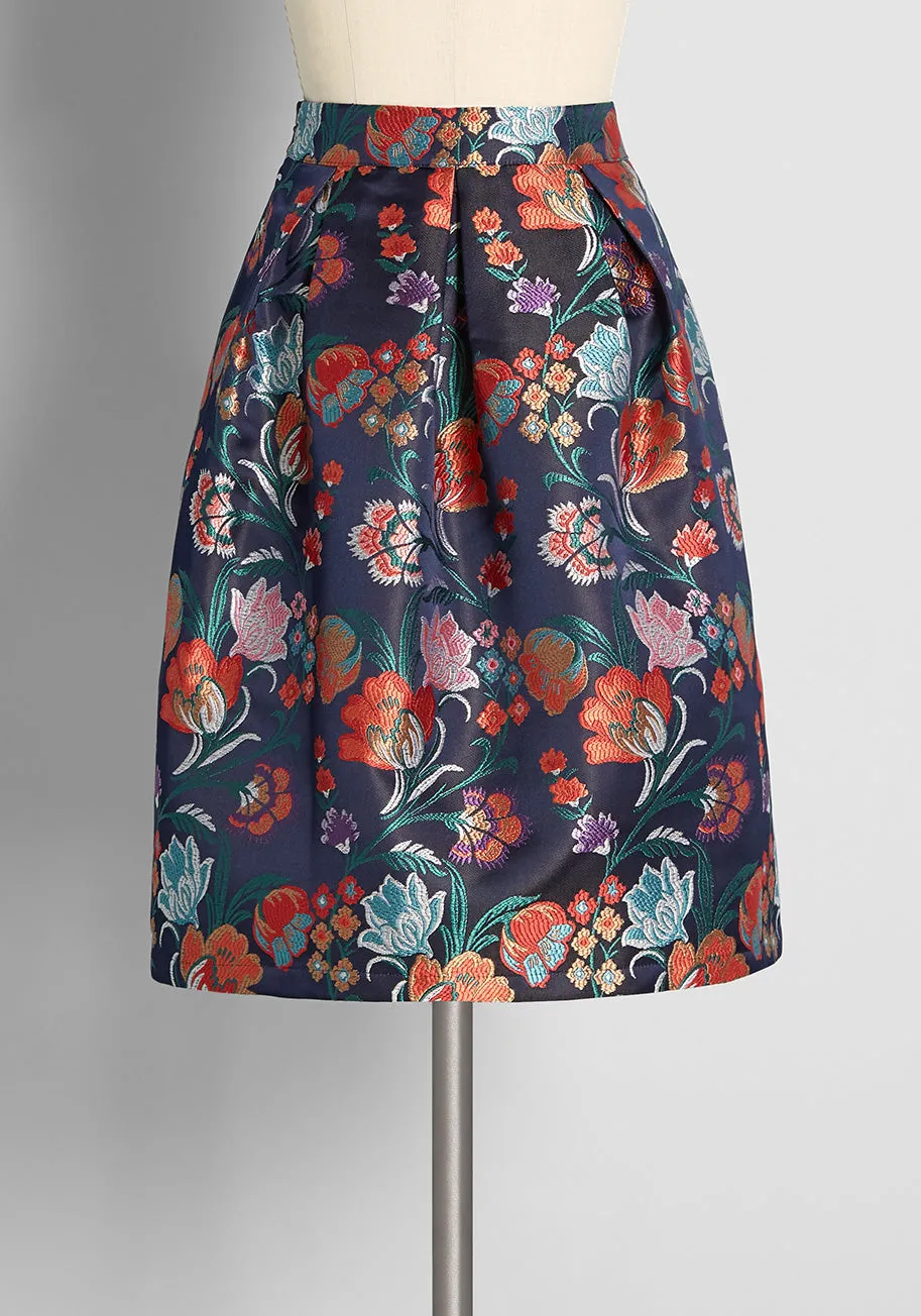 A Winsome Encounter A-Line Skirt sold by Modcloth product image thumbnail 2