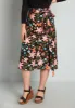 Wild Strawberry Bouquet Wrap Skirt sold by Modcloth
