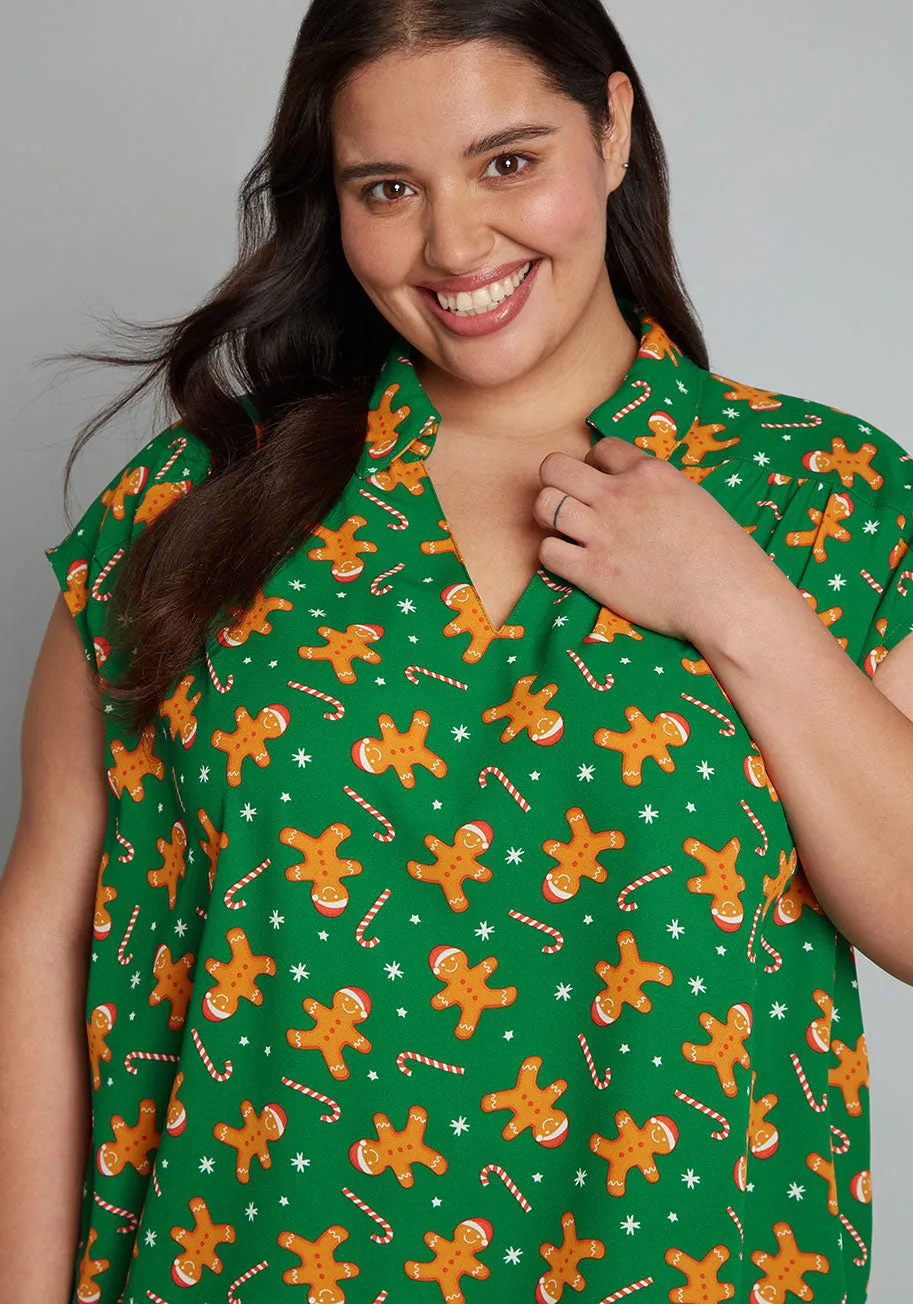 A Renewed You Short Sleeve Blouse sold by Modcloth product image thumbnail 4