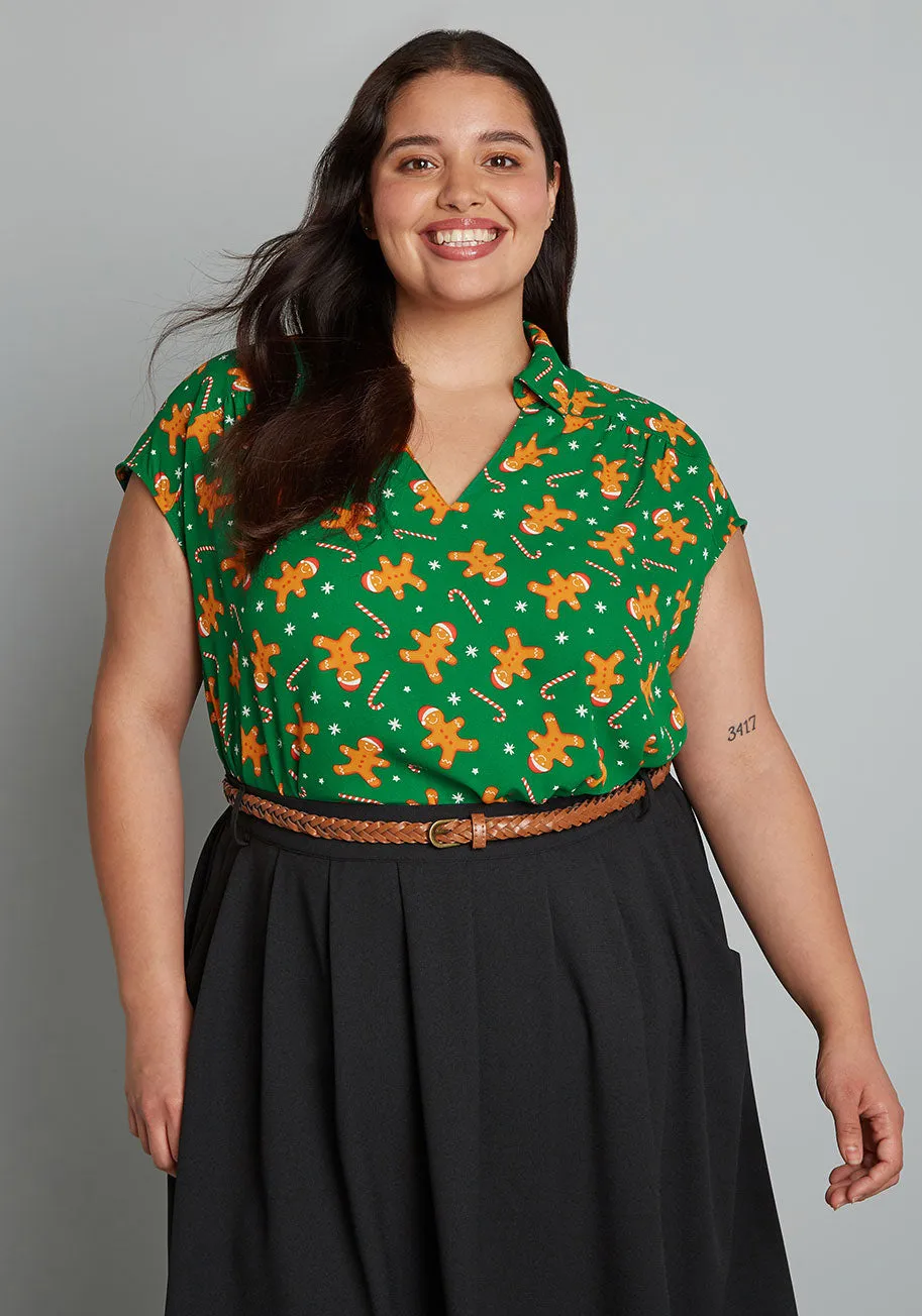A Renewed You Short Sleeve Blouse sold by Modcloth