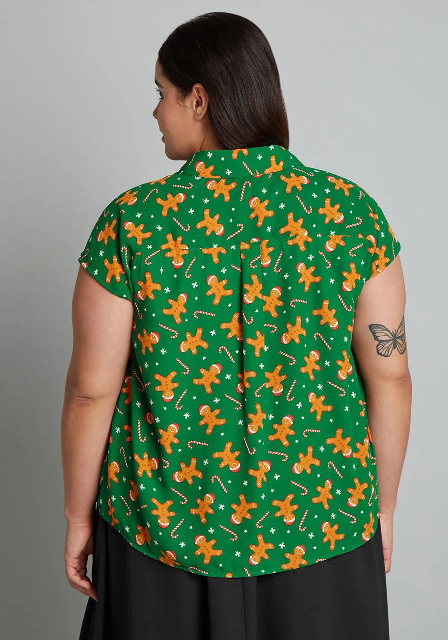 A Renewed You Short Sleeve Blouse sold by Modcloth product image thumbnail 2
