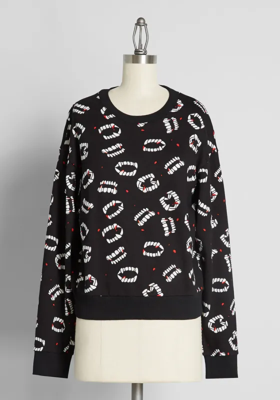 A Cozy Collision Sweatshirt sold by Modcloth