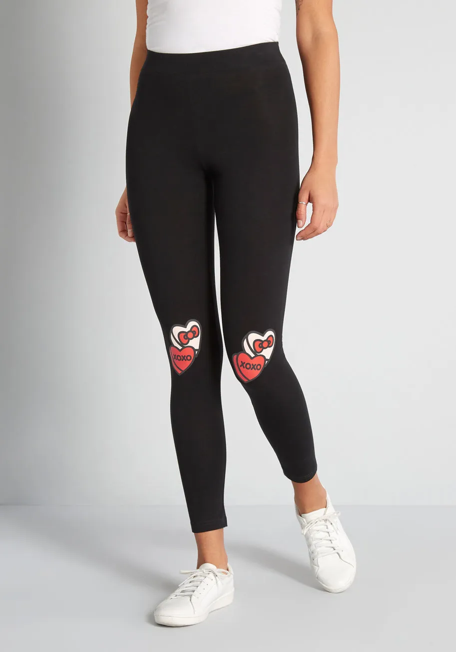 ModCloth for Hello Kitty Boxes of Love Leggings sold by Modcloth