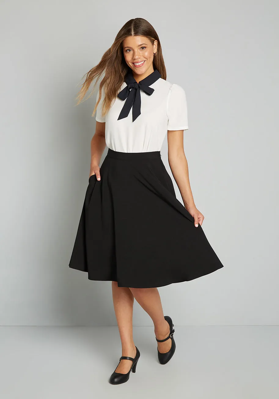 Just This Sway A-Line Skirt sold by Modcloth product image thumbnail 3