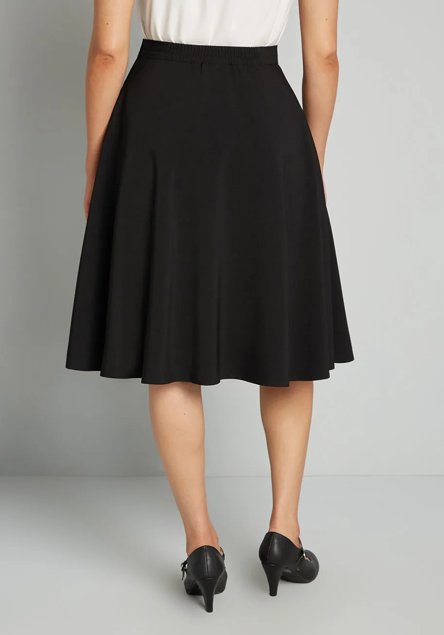 Just This Sway A-Line Skirt sold by Modcloth product image thumbnail 2