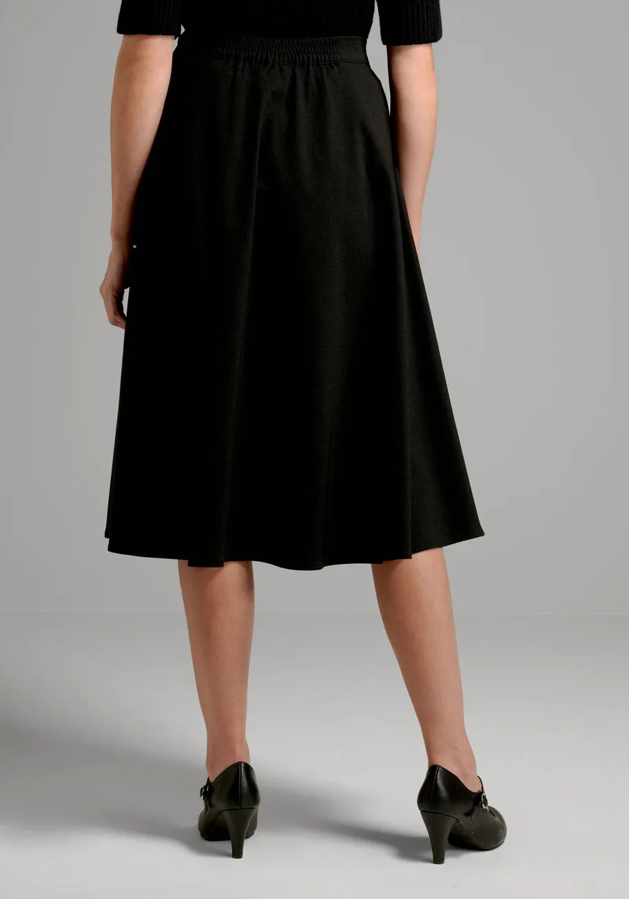 Just This Sway A-Line Skirt: Spooky Edition! sold by Modcloth product image thumbnail 3