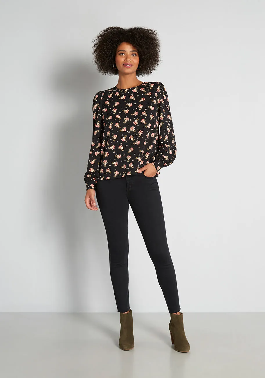 My Side of Sleek Black Skinny Jeans sold by Modcloth product image thumbnail 3