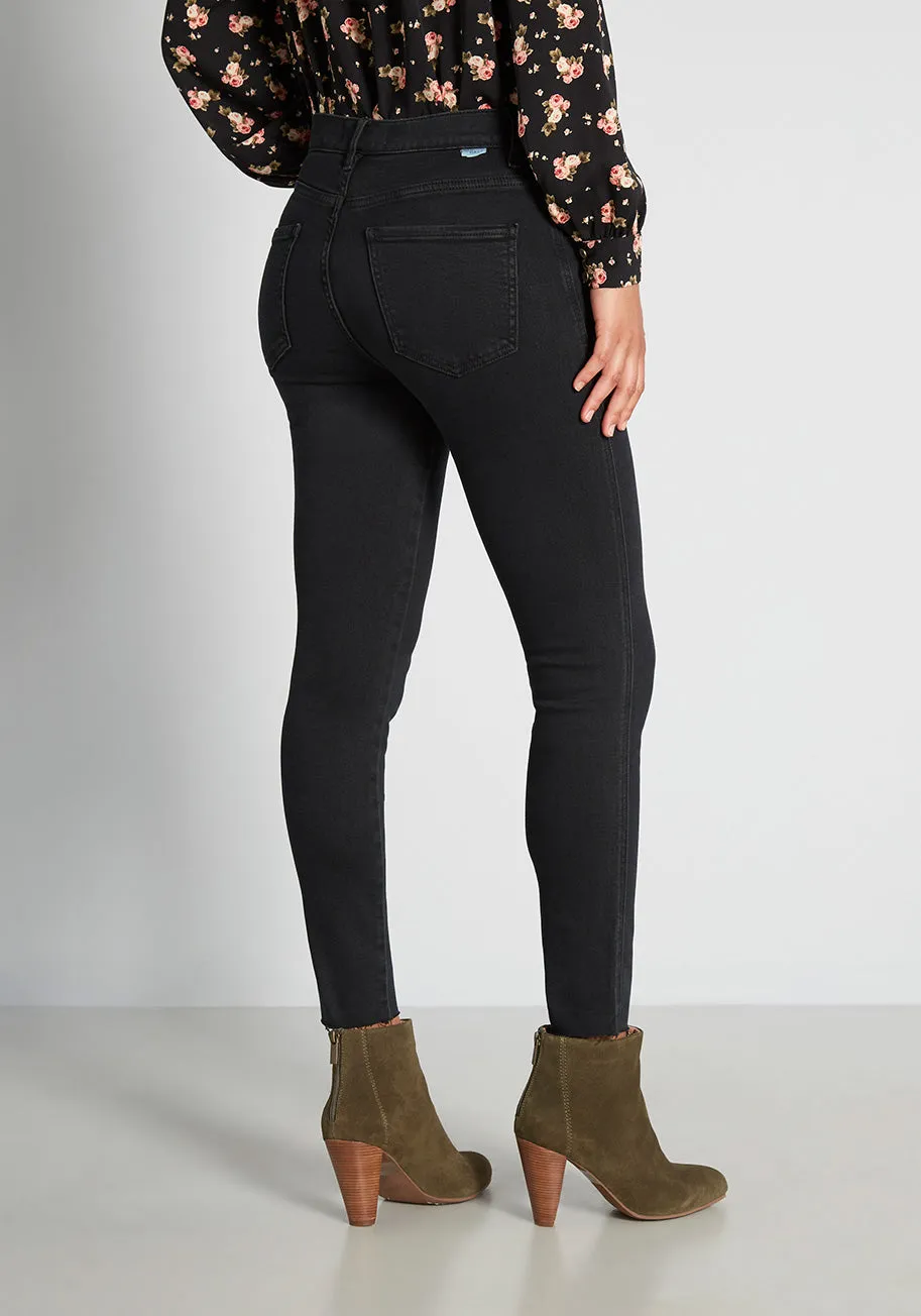 My Side of Sleek Black Skinny Jeans sold by Modcloth product image thumbnail 2