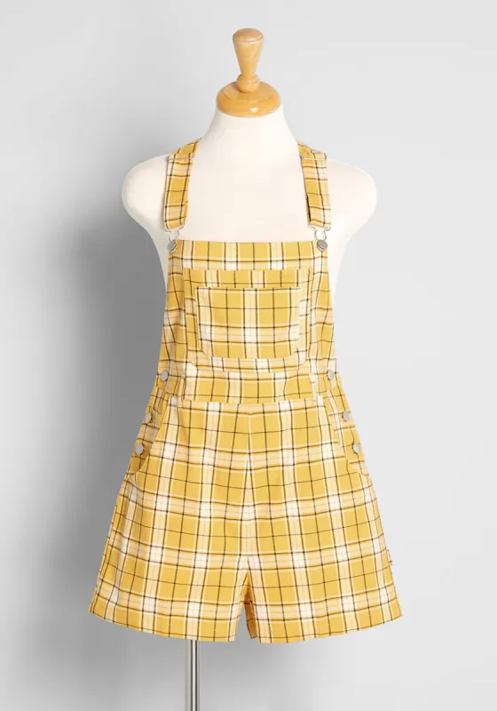 Setting The Scene Shortalls sold by Modcloth