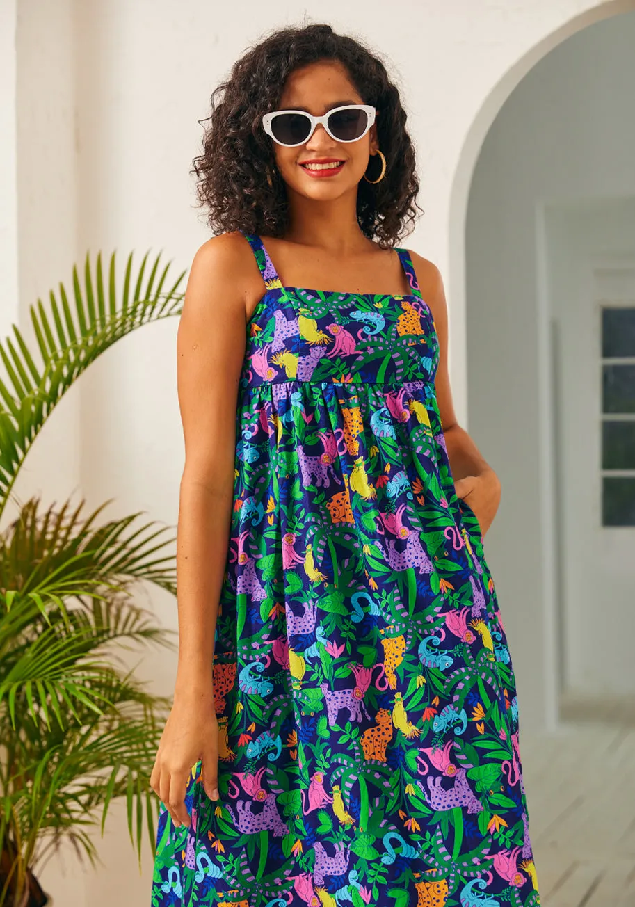 Enchanted Forest Maxi Dress sold by Modcloth product image thumbnail 2