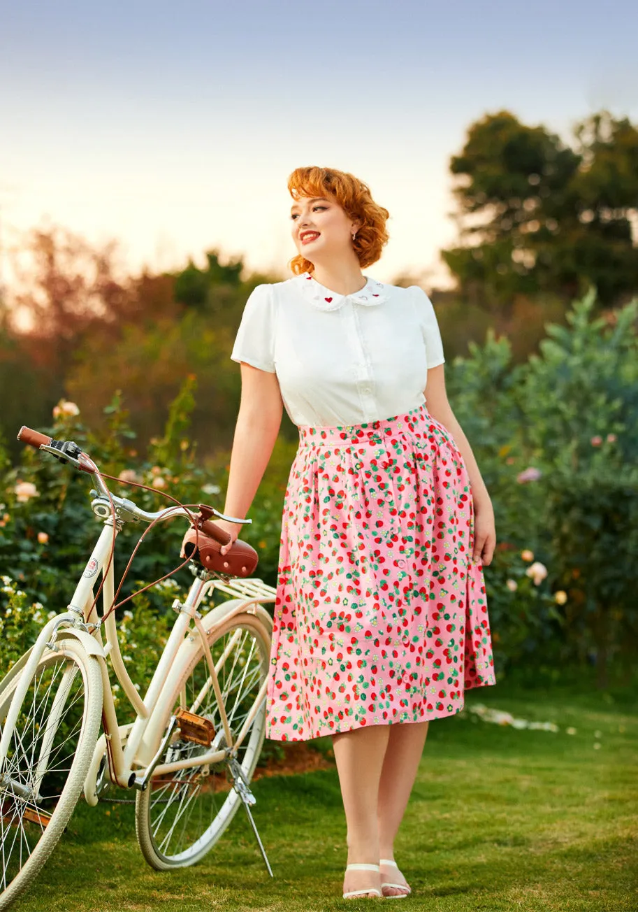 Berries & Blossoms A-Line Skirt (Final Sale) sold by Modcloth product image thumbnail 3