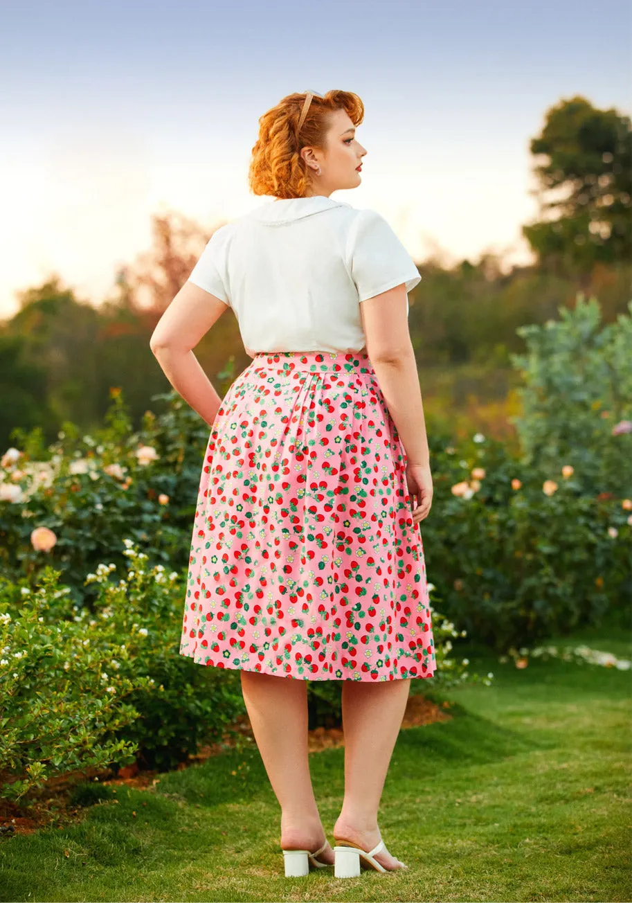 Berries & Blossoms A-Line Skirt (Final Sale) sold by Modcloth product image thumbnail 4