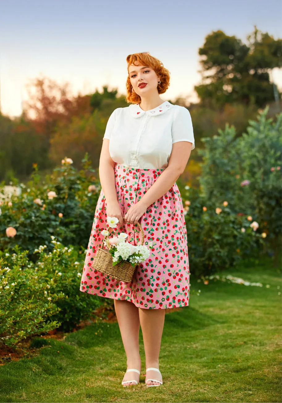 Berries & Blossoms A-Line Skirt (Final Sale) sold by Modcloth product image thumbnail 5