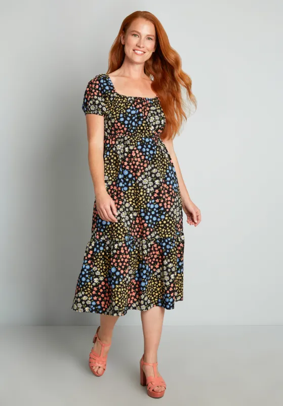 Sweetness In The Air Midi Dress sold by Modcloth