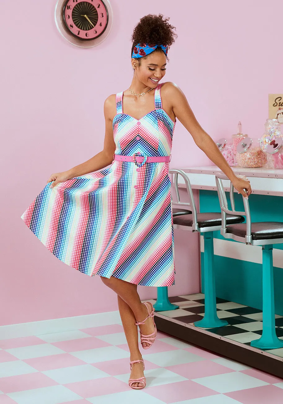 Sodas and Smiles Swing Dress sold by Modcloth