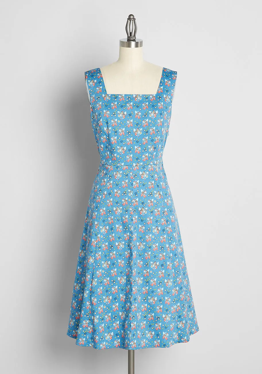 Continues to Blossom Midi Dress sold by Modcloth