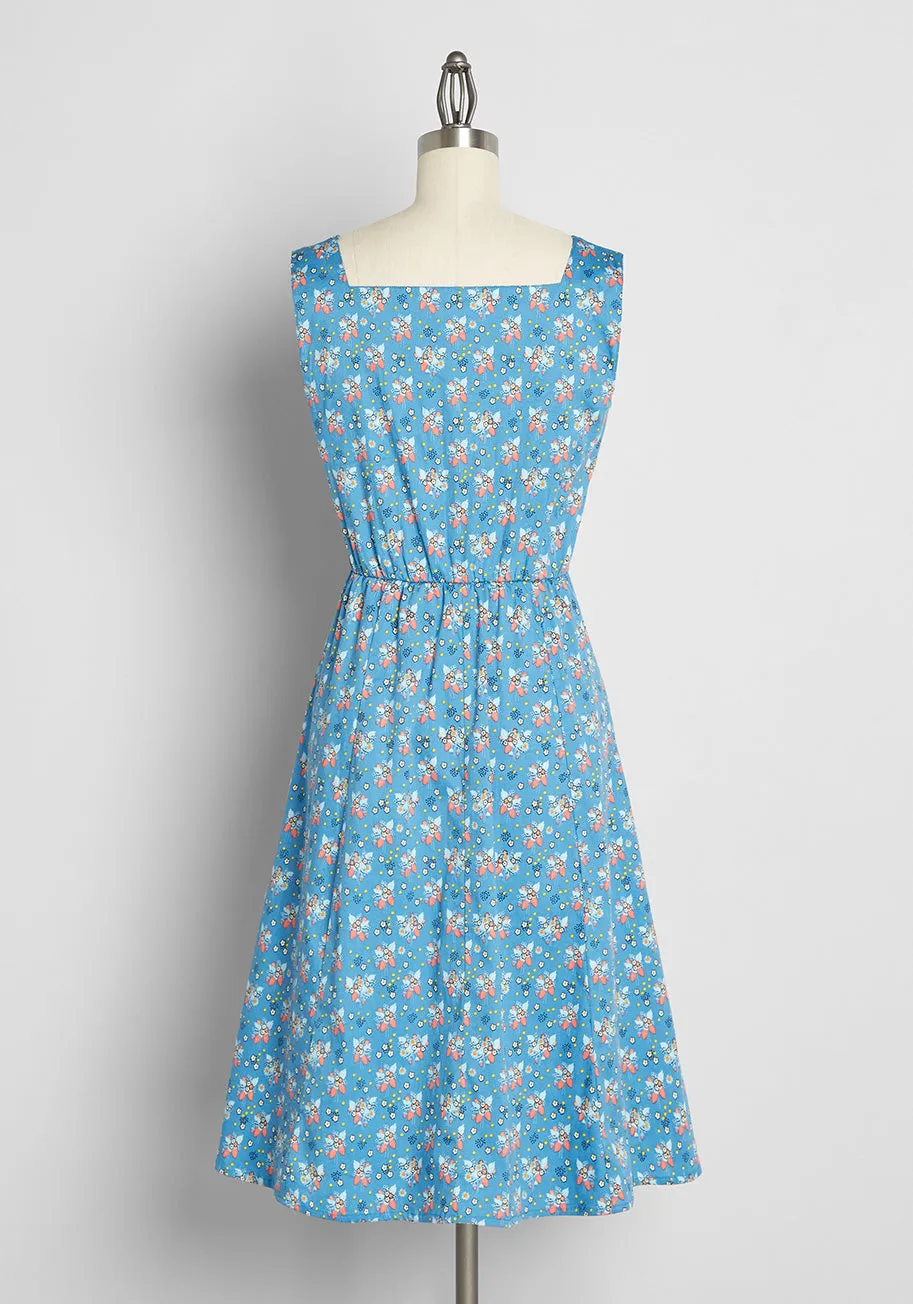 Continues to Blossom Midi Dress sold by Modcloth product image thumbnail 2