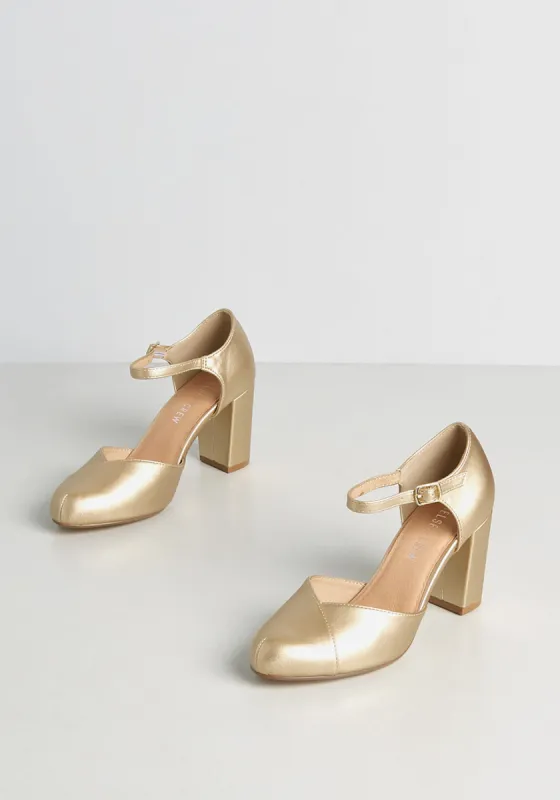 These Are The Golden Days Heel sold by Modcloth