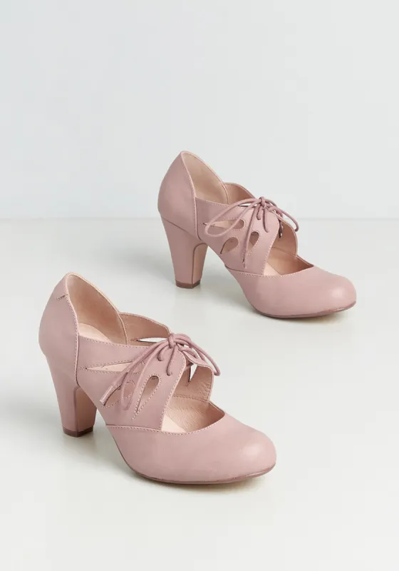 Let's Make Plans Oxford Heel sold by Modcloth