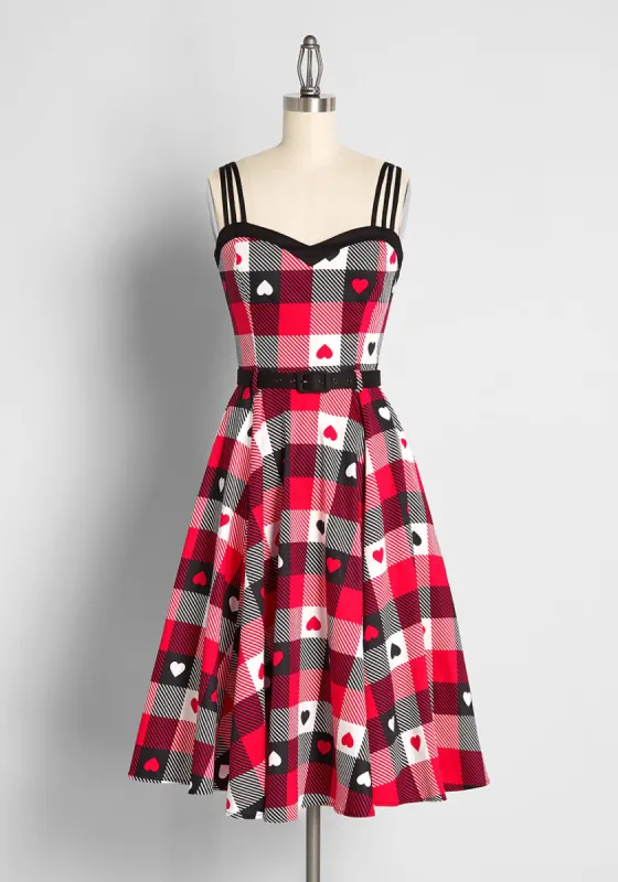 Got It So Plaid Swing Dress sold by Modcloth