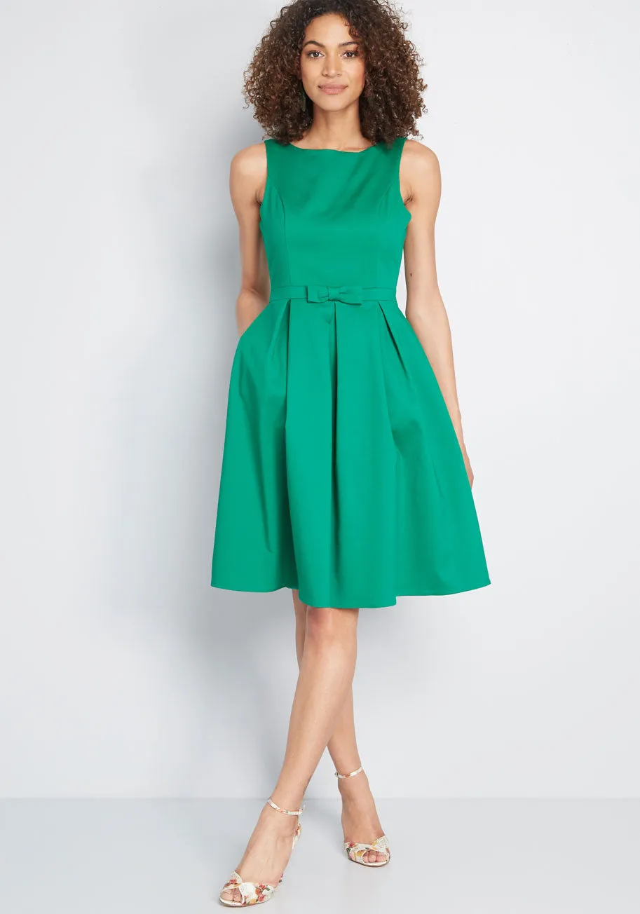 Polish Aplenty Fit and Flare Dress sold by Modcloth